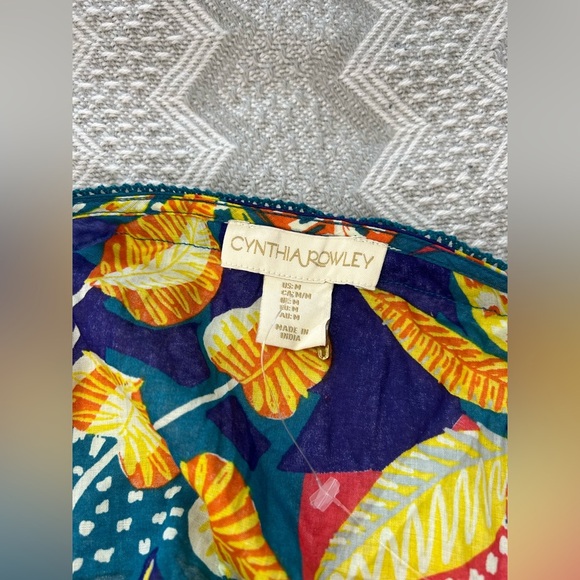 Cynthia Rowley Crochet Tropical Coastal Tank Top size M, NWOT! - Picture 3 of 4